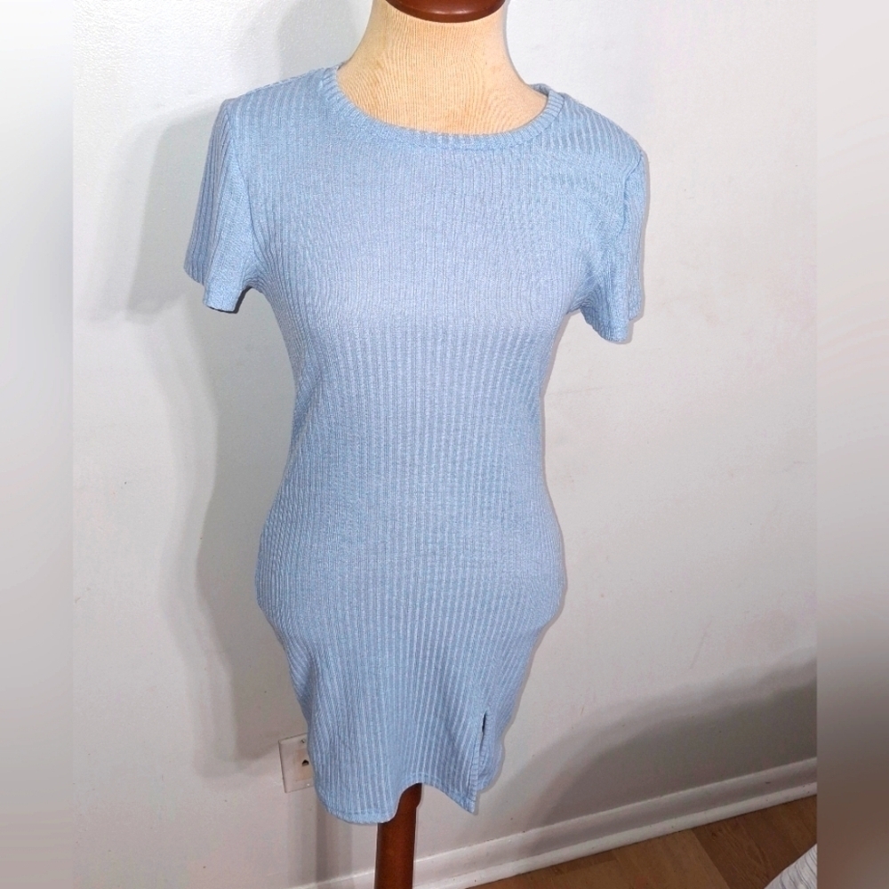 Shein- Baby Blue Mini Dress- W Sz Small 4